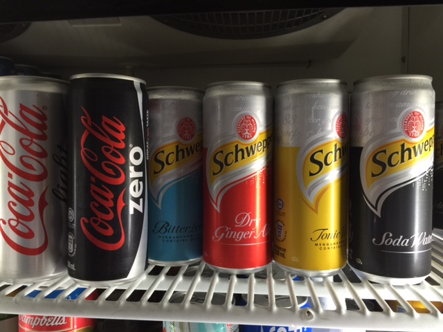 Chilled Soft Drinks (coke Light, Coke Zero, Schweppes)